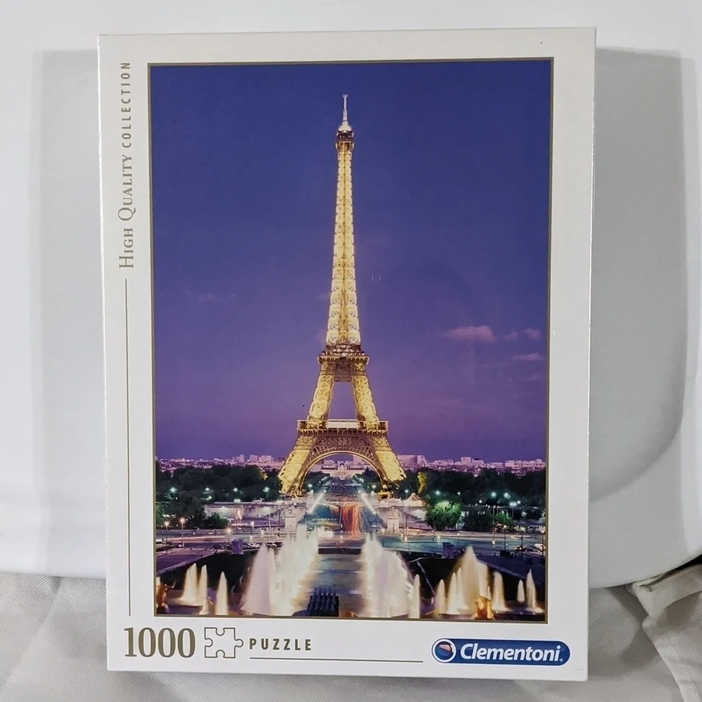 Clementoni High Quality Collection Paris, Eiffel Tower 1000Pc Jigsaw Puzzle